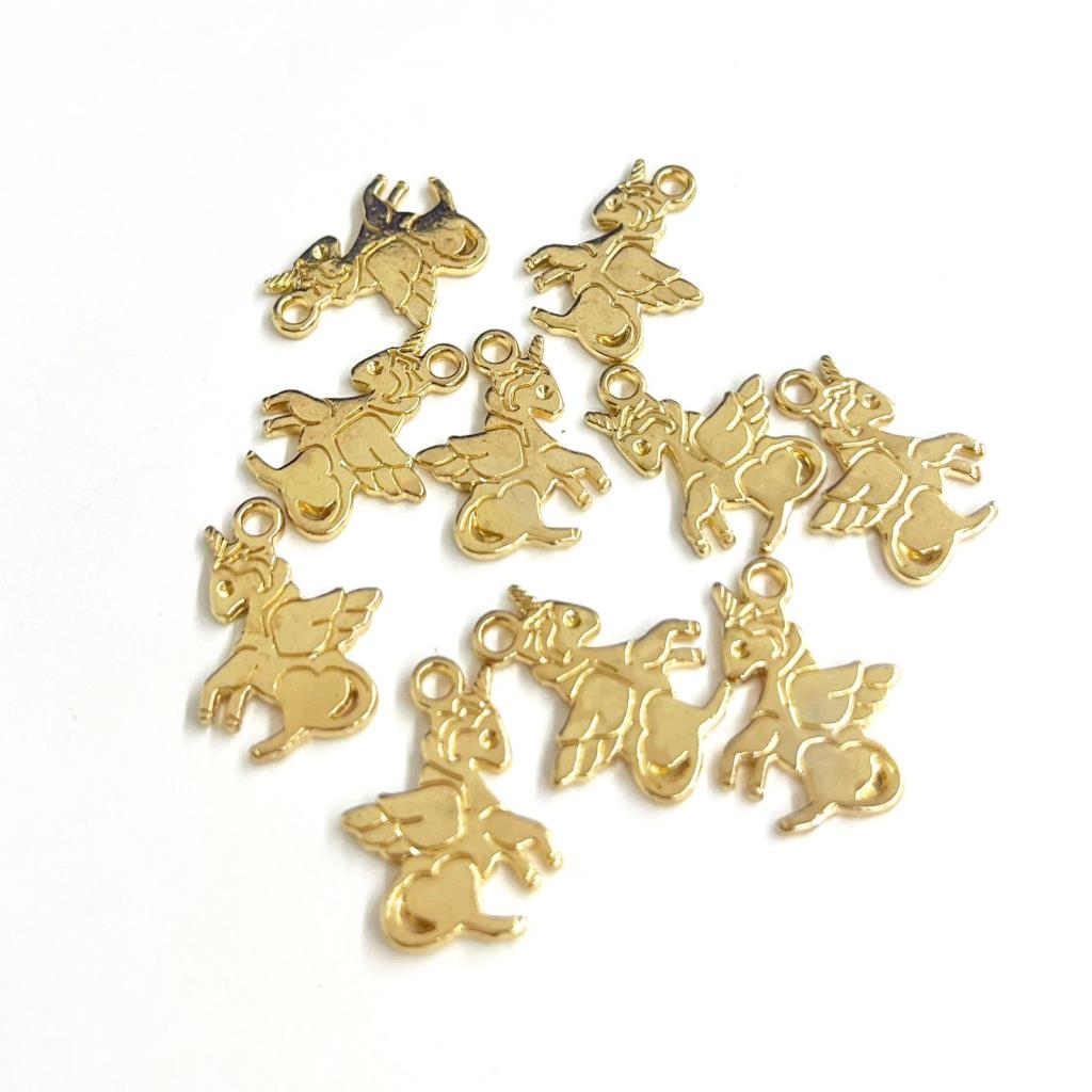 DIJE PWETER UNICORNIO 1.8CM (10 PZS)